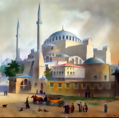 a new look for gravures of old Istanbul