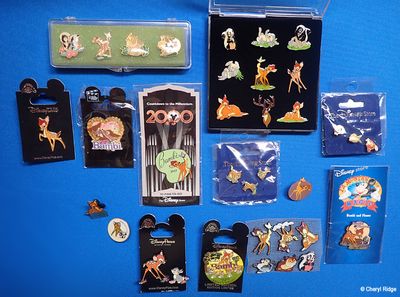 Bambi badges and pins various