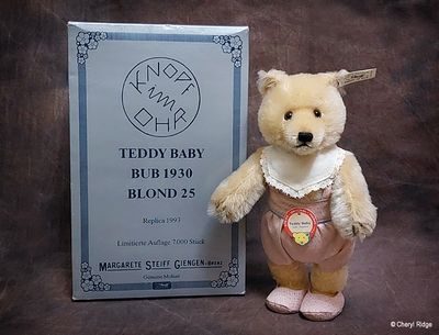 Steiff Teddy Baby Bub 1930 Replica 1993