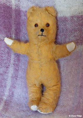 vintage unjointed bear