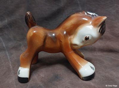 unknown ceramic stretched horse