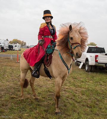 2nd Place Costume, Lion and Ringmaster  Amy Durga