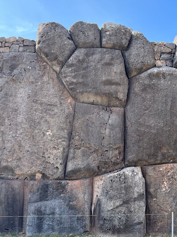 Jaguar paw stonework - Saqsaywaman