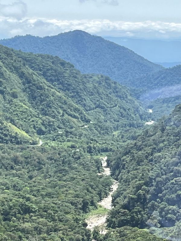 Manu Road - winding hairpin turns, mostly one lane