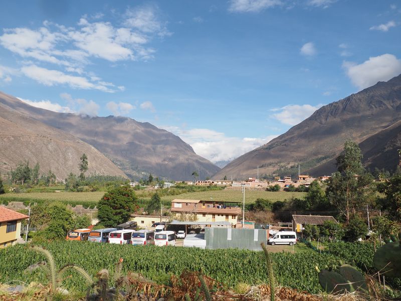 Views from the lodge - Ollantaytambo 