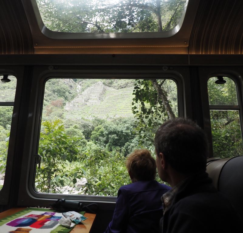 Sacred Valley views from the train