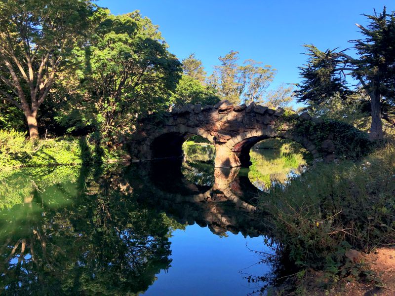 South Bridge (Rustic) access to Strawberry Hill (1893)