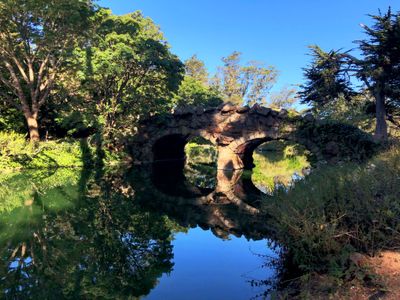 South Bridge (Rustic) access to Strawberry Hill (1893)
