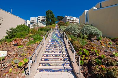 Moraga Mosaic Stairs to Grandview Park