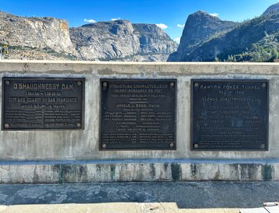 Signage along the Parapet