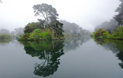 Fog Blanketed Lake