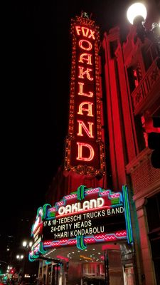 Tedeschi-Trucks Fox Theatre 11/17/17 Oakland