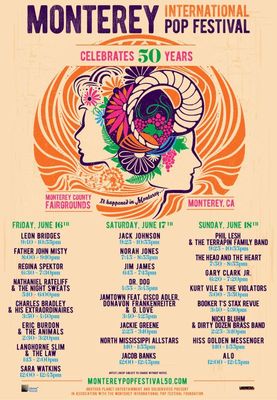 Monterey Pop 50th 06/16-18/17 Fairgrounds