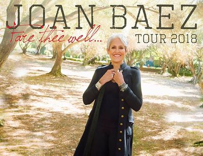 Joan Baez Fare Thee Well tour 2018