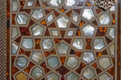 Amber & Mother of Pearl Inlay