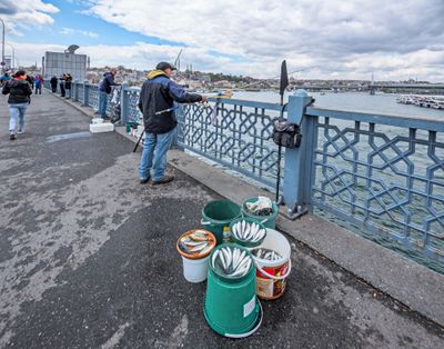 Eminonu Pier & Galata Bridge