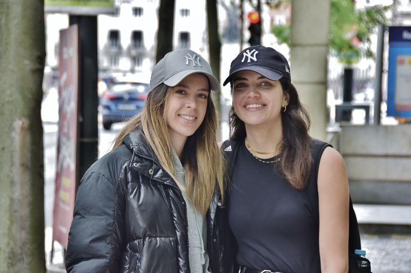 Annie and Danai (my daughters) at Lisbon.