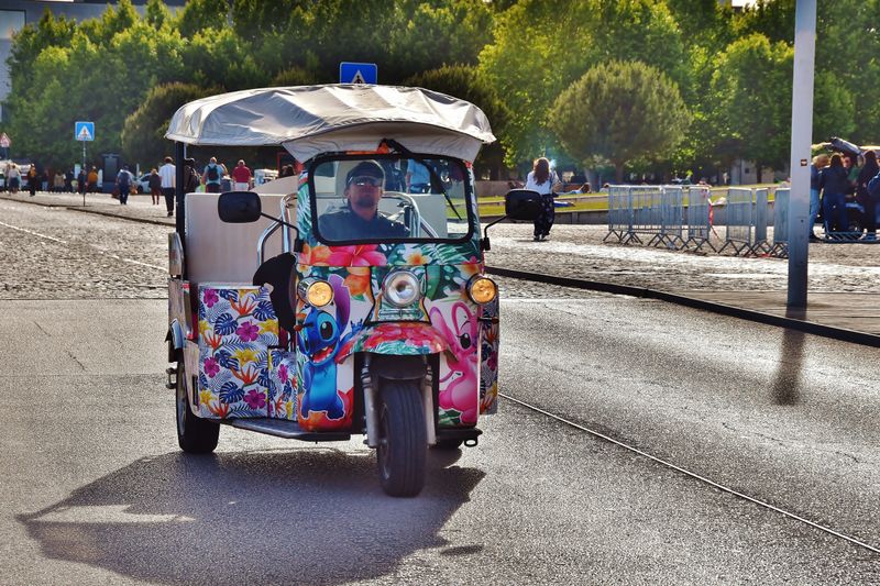 Tuk-tuk in Lisbon.