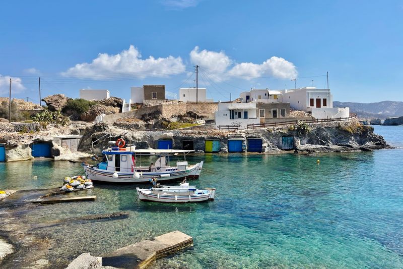 Goupa beach, Kimolos.