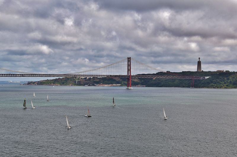 The 25th April bridge, Lisbon.
