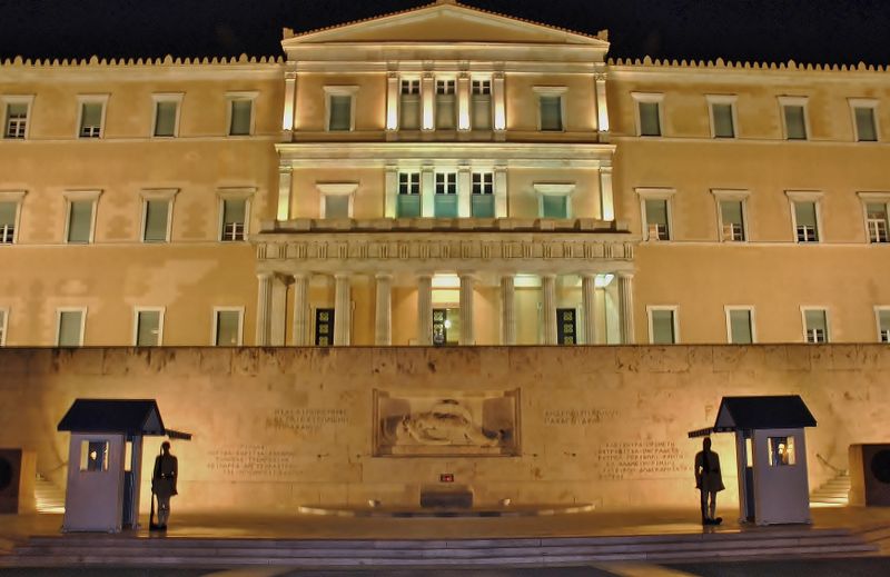 Greek Parliament Building and Tomb of the Unknown Soldier
