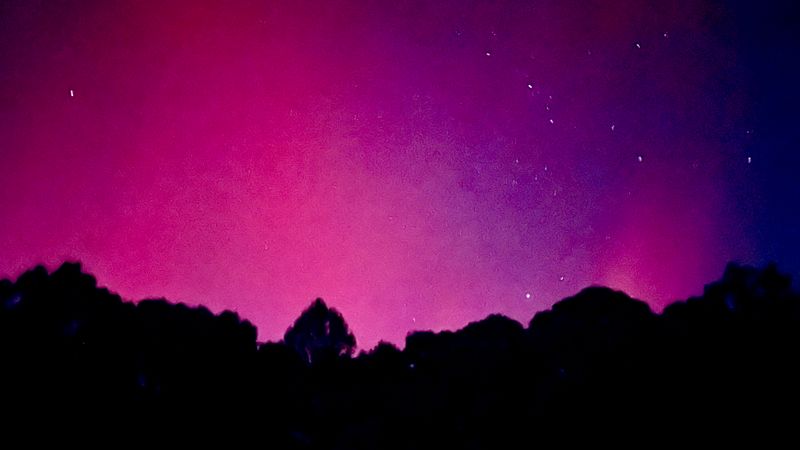 Aurora over my street in Southern MD