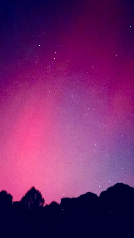 Aurora over my street in Southern MD