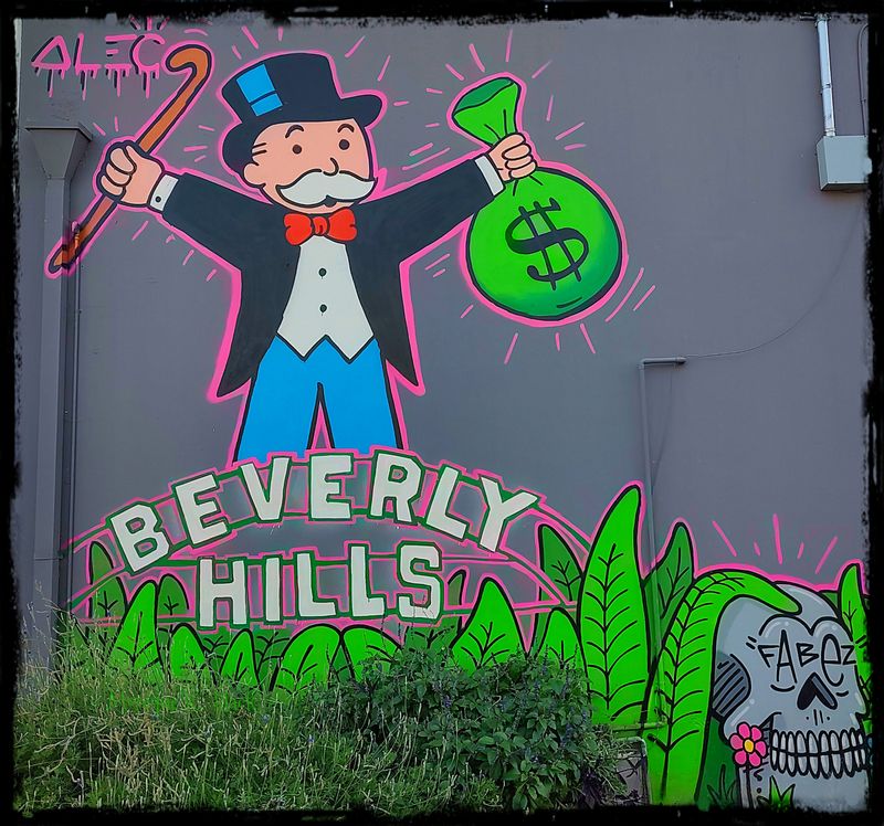 BEVERLY HILLS MONOPOLY MURAL