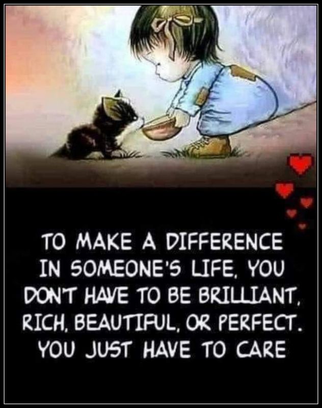 YOU JUST HAVE TO CARE 🤗❤️