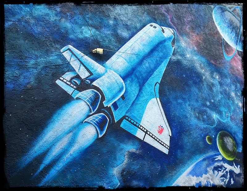 OUT OF THIS WORLD MURAL 