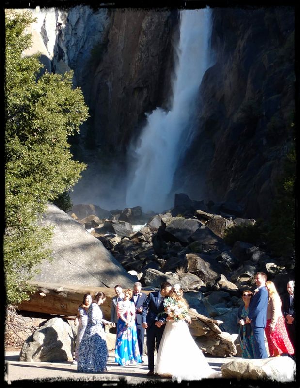 WEDDING AT YOSEMITE FALLS