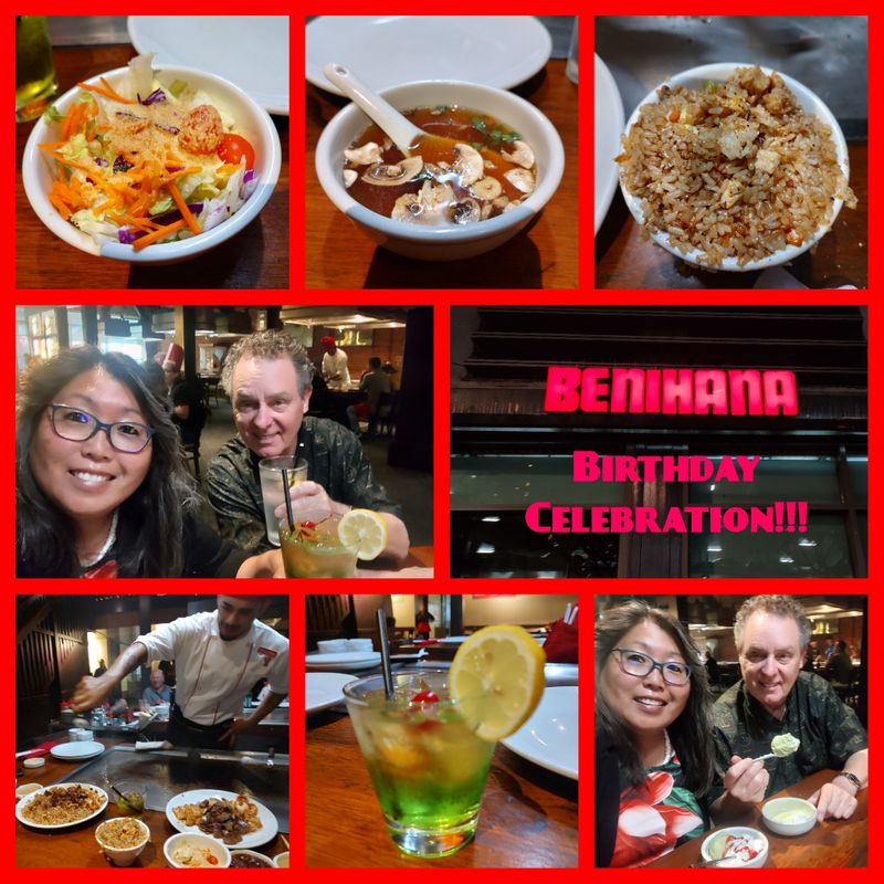 BENIHANA BIRTHDAY DINNER 