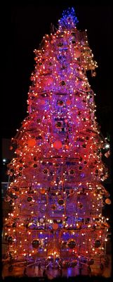 SANTA MONICA SHOPPING CART CHRISTMAS TREE 🎄 🛒