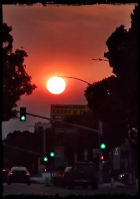 FIREBALL SUN FROM FIRES 