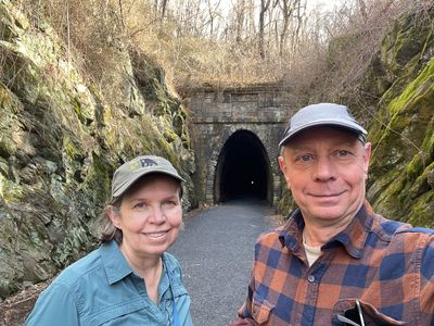 On the Blue Ridge Tunnel trail (2/15/2023)