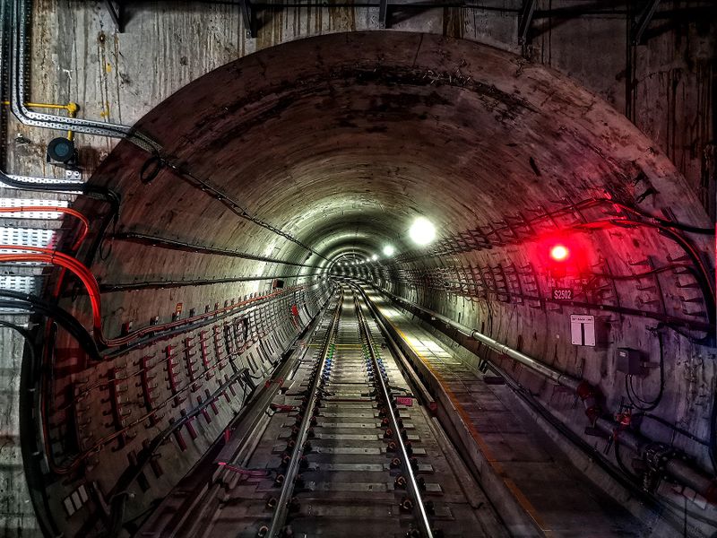 MRT tunnel Singapore