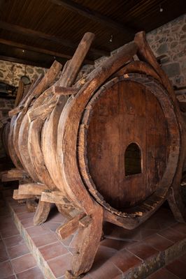 1,800 litre beer barrel, Meteora, Greece