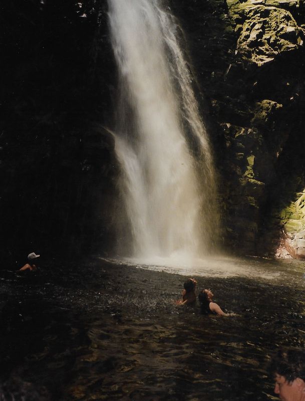 Swimming at bottom of Falls