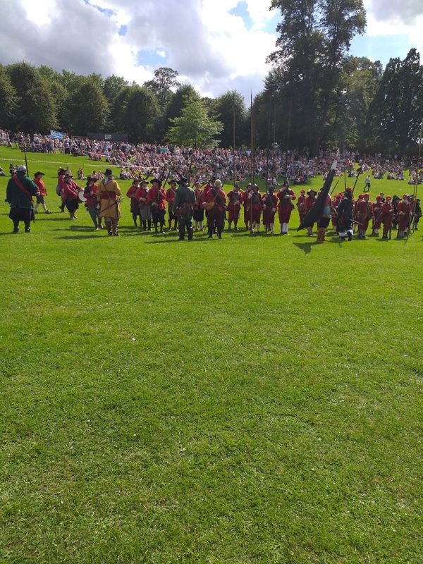 Another view of pre battle preparations