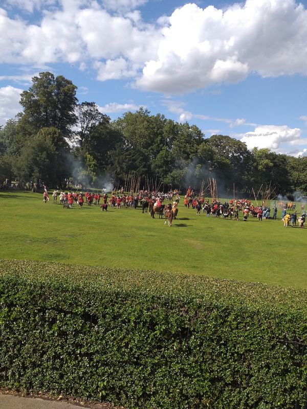 Cavalry clash