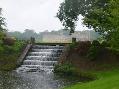 A walk through grounds reveals first glimpse of castle
