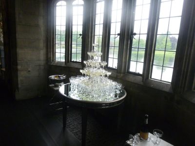 Champagne fountain