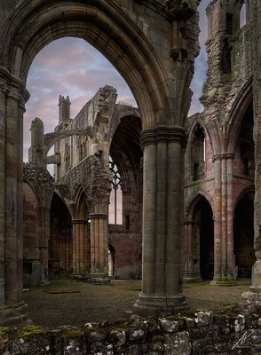 Melrose Abbey ruins