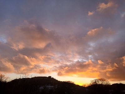 27th January 2025 - sunset after a blowy day