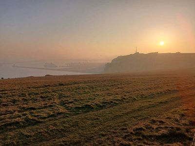 5th March 2025 - hazy view of Dover docks