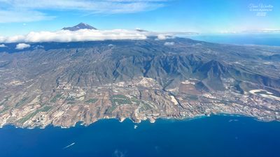  Tenerife from above  (10 foto's)
