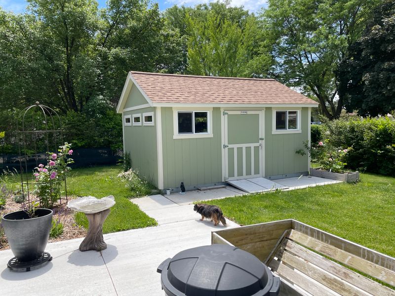 Our Tall Premier Pro shed