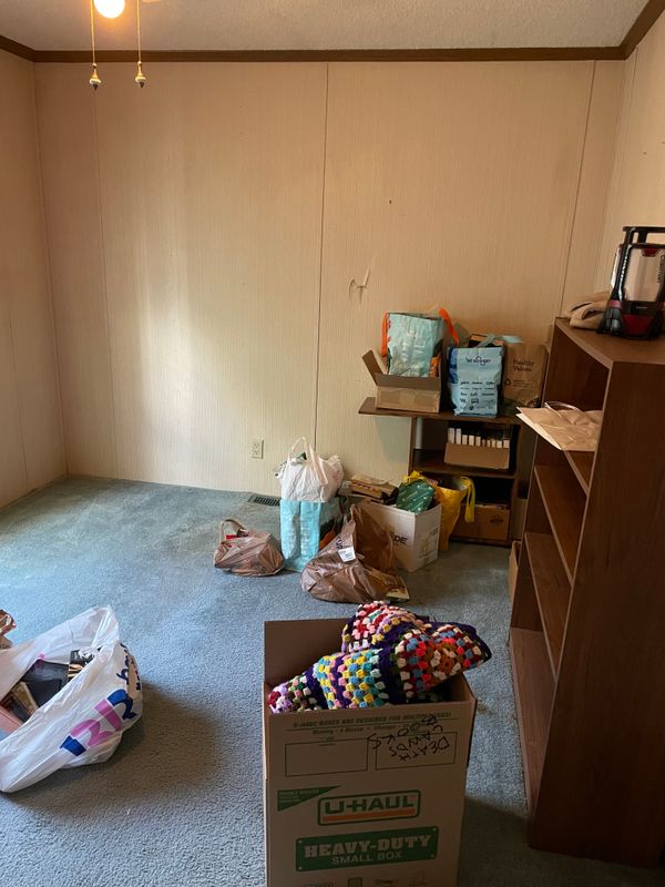 View of third bedroom from the door.