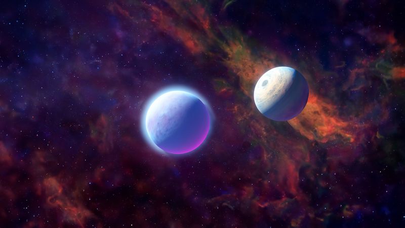 Two far away Planets