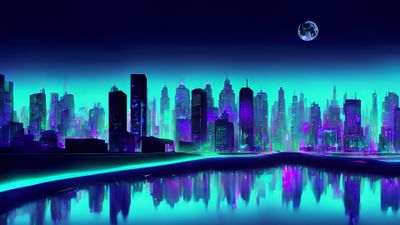 Bioluminescent City